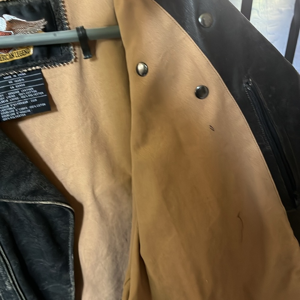 Vintage Harley-Davidson Black Riding Jacket - Picture 9 of 10
